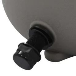 vidaXL Sandfilter med 4-vägsventil grå 350 mm