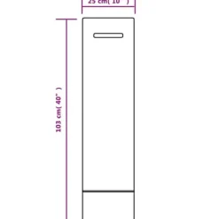 vidaXL Sandsäckar 50 st mörkgrön 103x25 cm HDPE - Industrilager