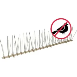 New vidaXL Set med 6 spetsar i 5 rader mot fåglar Plast 3 m Insektsmedel & Djuravvisande Medel