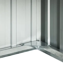 vidaXL Skjul för robotgräsklippare 92x97x63 cm galvaniserat stål grå - Förråd & Redskapsbodar
