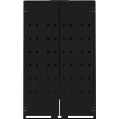 Best Skjul för sopkärl svart 69x79x117 cm stål Skjul, Garage & Carports