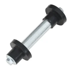 vidaXL Skottkärrehjul med axel massiv PU 4.00-8 390 mm