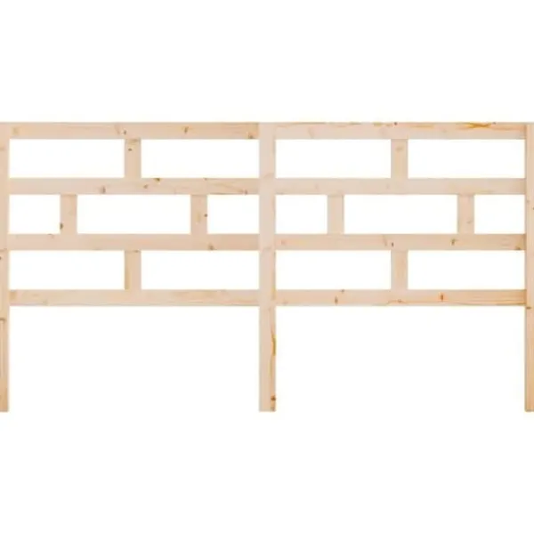 Best Sänggavel, 206x4x100 cm massiv furu Valvbågar, Spaljéer, Bersåer & Pergolor