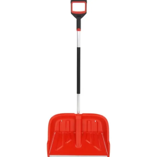 vidaXL Snöskyffel röd 136 cm aluminium - Snöskyfflar