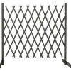 vidaXL Spaljéstaket grå 180x100 cm massivt granträ - Staket