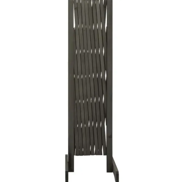 vidaXL Spaljéstaket grå 180x100 cm massivt granträ - Staket