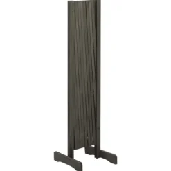 vidaXL Spaljéstaket grå 180x100 cm massivt granträ - Staket