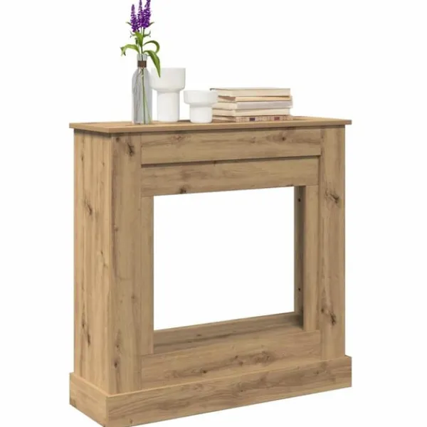 vidaXL Spiselkrans artisan ek 90x30x90 cm konstruerat trä