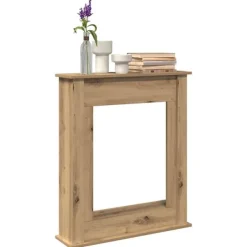 vidaXL Spiselkrans artisan ek 75x20x87,5 cm konstruerat trä