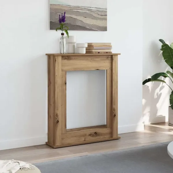 vidaXL Spiselkrans artisan ek 75x20x87,5 cm konstruerat trä