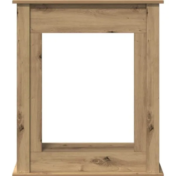 vidaXL Spiselkrans artisan ek 75x20x87,5 cm konstruerat trä