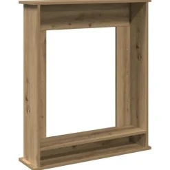 vidaXL Spiselkrans artisan ek 75x20x87,5 cm konstruerat trä