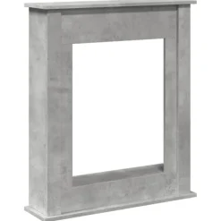Sale Spiselkrans betonggrå 75x20x87,5 cm konstruerat trä Öppna Spisar