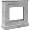 New Spiselkrans betonggrå 90x30x90 cm konstruerat trä Öppna Spisar