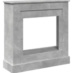 New Spiselkrans betonggrå 90x30x90 cm konstruerat trä Öppna Spisar