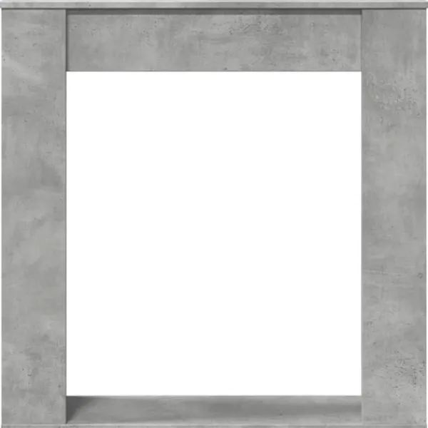 Best Spiselkrans betonggrå 100x20x100 cm konstruerat trä Öppna Spisar