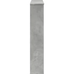 Best Spiselkrans betonggrå 100x20x100 cm konstruerat trä Öppna Spisar