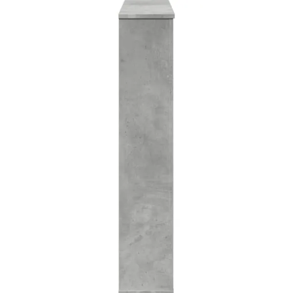 Best Spiselkrans betonggrå 100x20x100 cm konstruerat trä Öppna Spisar