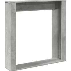Best Spiselkrans betonggrå 100x20x100 cm konstruerat trä Öppna Spisar