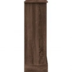 vidaXL Spiselkrans brun ek 90x30x90 cm konstruerat trä