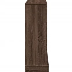 Clearance Spiselkrans brun ek 100x30x87,5 cm konstruerat trä Öppna Spisar
