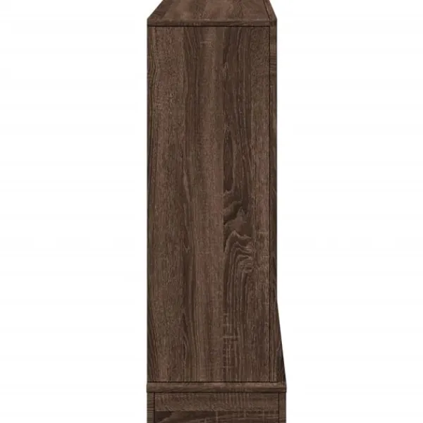Clearance Spiselkrans brun ek 100x30x87,5 cm konstruerat trä Öppna Spisar