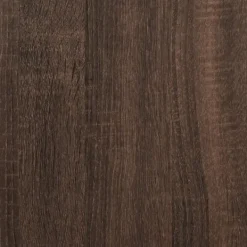 vidaXL Spiselkrans brun ek 81x18x82 cm konstruerat trä