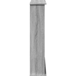 New Spiselkrans grå sonoma 75x20x87,5 cm konstruerat trä Öppna Spisar