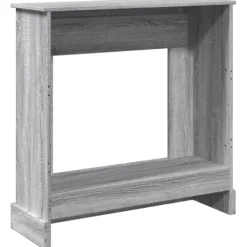 Online Spiselkrans grå sonoma 90x30x90 cm konstruerat trä Öppna Spisar