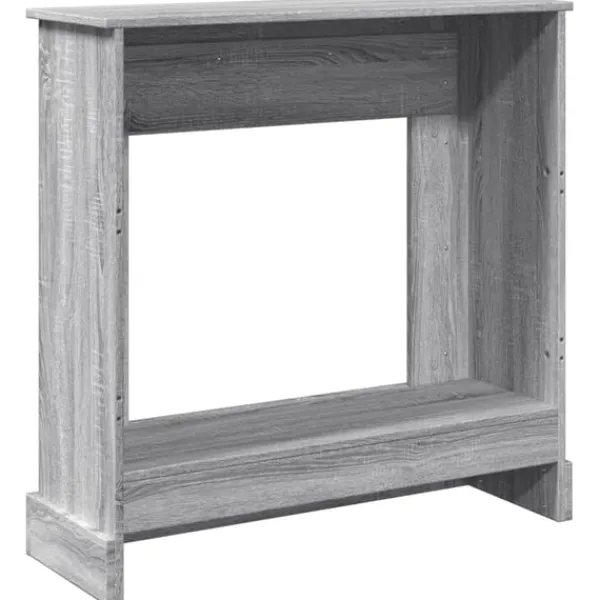 Online Spiselkrans grå sonoma 90x30x90 cm konstruerat trä Öppna Spisar