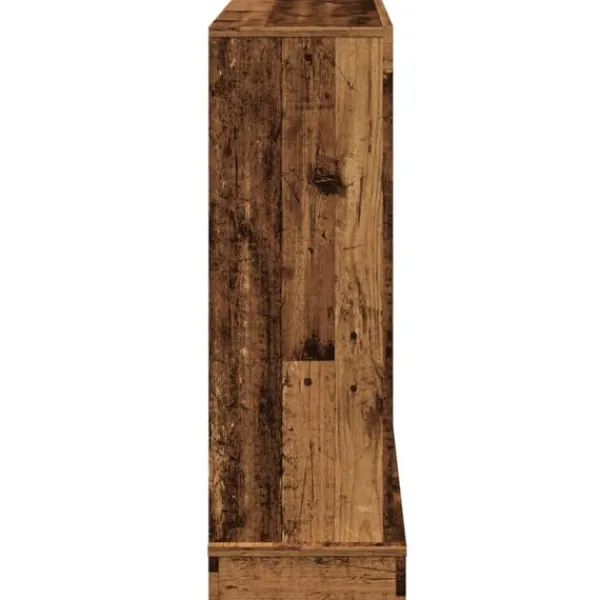 Sale Spiselkrans åldrat trä 100x30x87,5 cm konstruerat trä Öppna Spisar