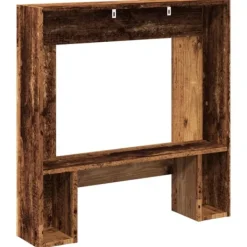 Sale Spiselkrans åldrat trä 81x18x82 cm konstruerat trä Öppna Spisar