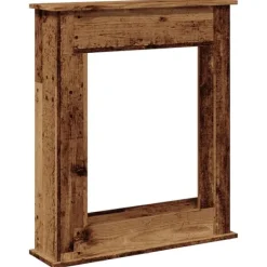 Best Spiselkrans åldrat trä 75x20x87,5 cm konstruerat trä Öppna Spisar