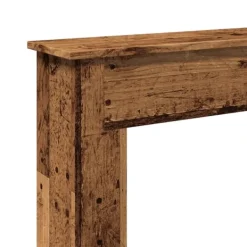 Best Spiselkrans åldrat trä 75x20x87,5 cm konstruerat trä Öppna Spisar