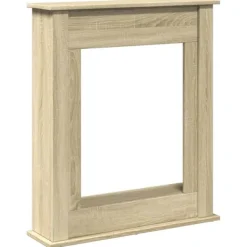 Outlet Spiselkrans sonoma-ek 75x20x87,5 cm konstruerat trä Öppna Spisar