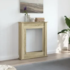 Outlet Spiselkrans sonoma-ek 75x20x87,5 cm konstruerat trä Öppna Spisar