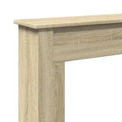 Outlet Spiselkrans sonoma-ek 75x20x87,5 cm konstruerat trä Öppna Spisar