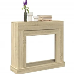 vidaXL Spiselkrans sonoma-ek 100x30x87,5 cm konstruerat trä
