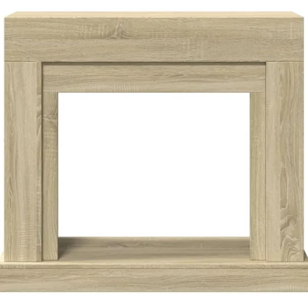 vidaXL Spiselkrans sonoma-ek 100x30x87,5 cm konstruerat trä