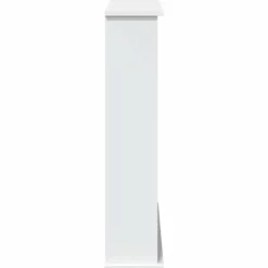 vidaXL Spiselkrans vit 75x20x87,5 cm konstruerat trä