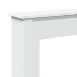 vidaXL Spiselkrans vit 75x20x87,5 cm konstruerat trä