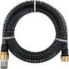 Clearance sugslang med mässingsanslutningar Svart 1,1" 3 m PVC 151054 Bevattning