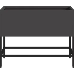 Hot Svart Metall 60 x 26 x 45 cm Krukor Metallkruka Rektangulär Krukor & Växtbehållare
