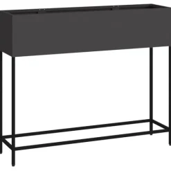 Sale Svart Metall Stor Krukor Metallkruka Rektangulär Modern Krukor & Växtbehållare