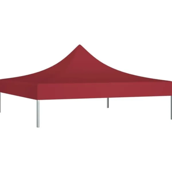 Online Tak till partytält 3x3 m vinröd 270 g/m² - Tak till partytält & lusthus Tält & Lusthus