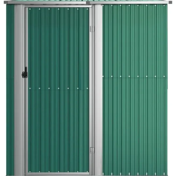 Clearance Trädgårdsskjul grön 180,5x97x209,5 cm galvaniserat stål - Förråd & Redskapsbodar Skjul, Garage & Carports