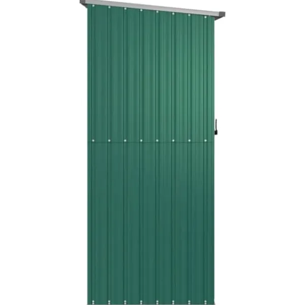 Clearance Trädgårdsskjul grön 180,5x97x209,5 cm galvaniserat stål - Förråd & Redskapsbodar Skjul, Garage & Carports