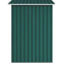 vidaXL Trädgårdsskjul grön 205x129x183 cm galvaniserat stål - Förråd & Redskapsbodar
