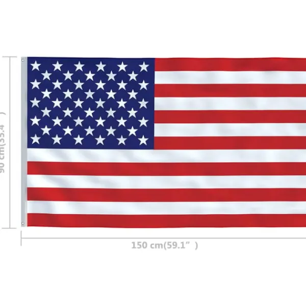 New USA:s flagga 90x150 cm Flaggor & Vindstrutar