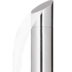 vidaXL Utedusch 220 cm rostfritt stål